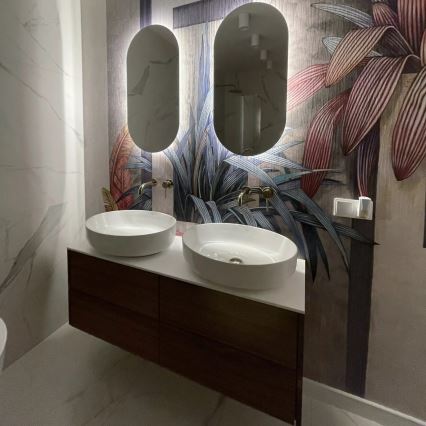 REA-U1223 - Countertop basin QUEEN 41,5x55 cm ceramic/glossy white