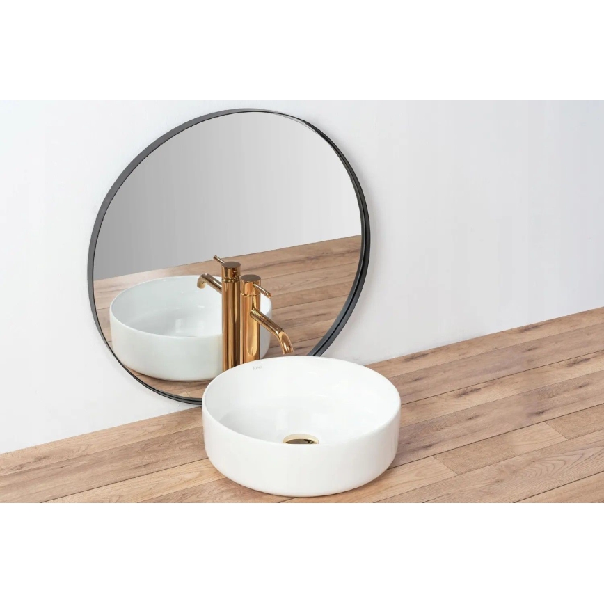 REA-U18918 - Countertop basin SAMI Ø 36 cm ceramic/glossy white