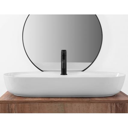 REA-U2541 - AURA Countertop Washbasin 41x81 cm ceramic/glossy white