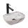 REA-U3321 - Countertop washbasin BELINDA MINI 25x36 cm ceramic/grey/stone-effect