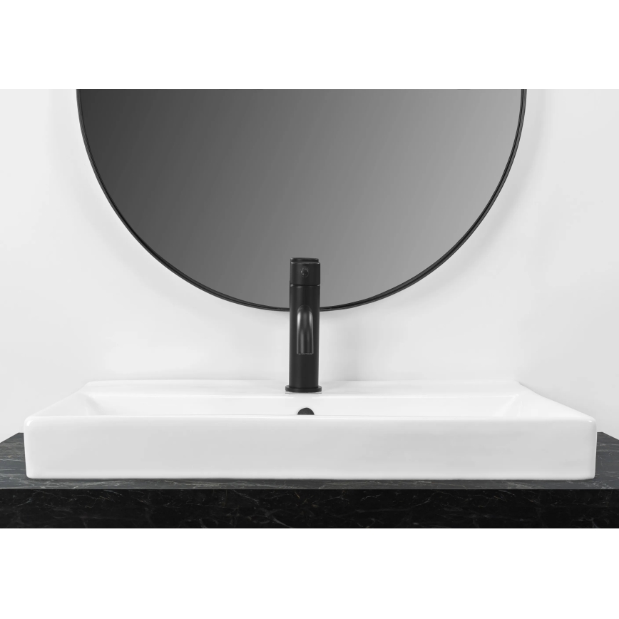 REA-U3326 - Recessed washbasin MANDY 46x60 cm ceramic/glossy white