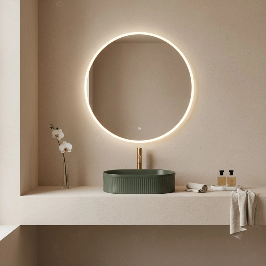 REA-U3611 - VANDA countertop basin 31x49 cm, ceramic/dark green