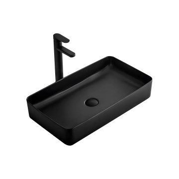 REA-U3690 - DENIS Countertop washbasin 35x61 cm, ceramic, matte black