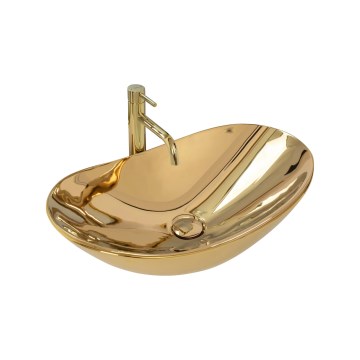 REA-U4545 - ROYAL Countertop Basin 36 x 60.5 cm ceramic/gold