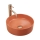 REA-U4566 - SAMI Countertop Washbasin Ø 37 cm Ceramic / Matte Orange