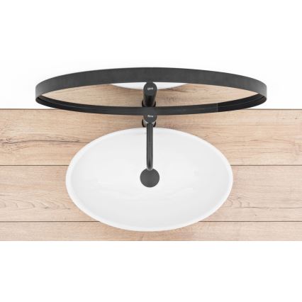REA-U4603 - PAMELA Countertop Basin 33x53 cm Ceramic/Glossy White