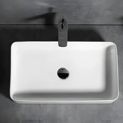 REA-U4800 - Countertop washbasin DENIS 35x61,5 cm ceramic/glossy white