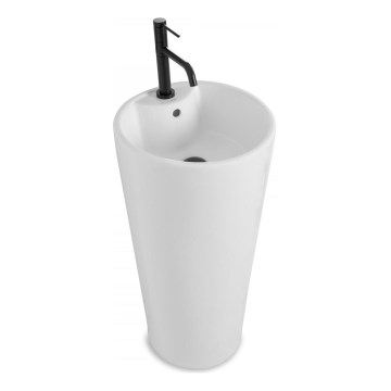 REA-U5635 - Freestanding washbasin BLANKA 85x40 cm ceramic/glossy white