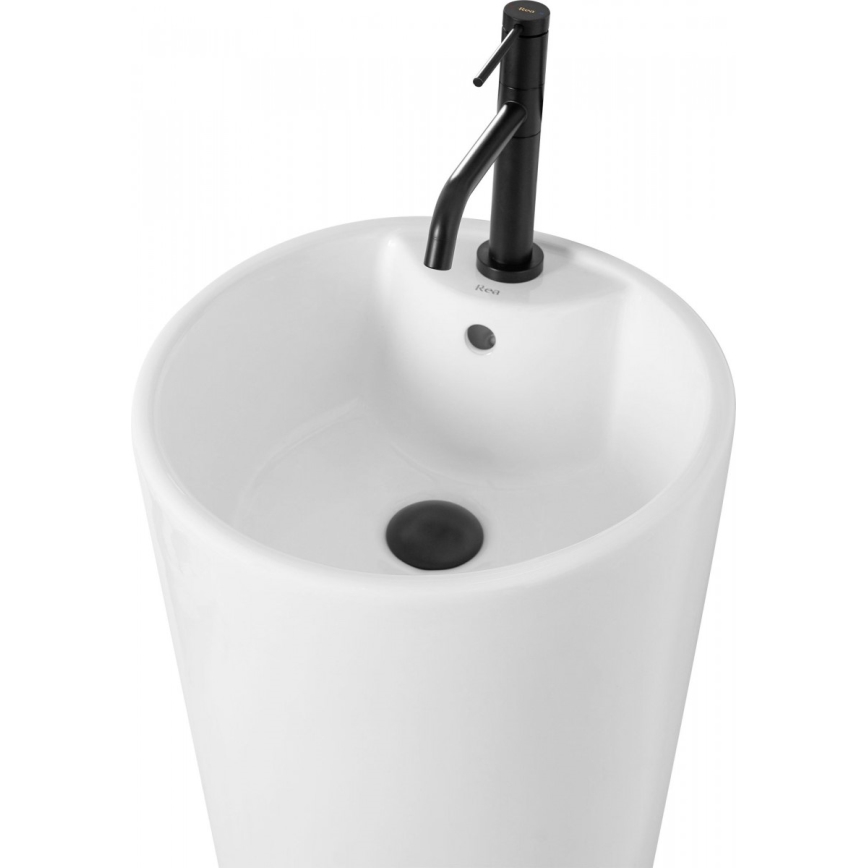 REA-U5635 - Freestanding washbasin BLANKA 85x40 cm ceramic/glossy white
