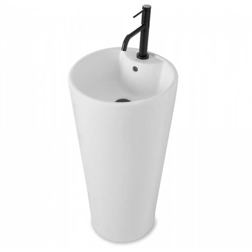 REA-U5635 - Freestanding washbasin BLANKA 85x40 cm ceramic/glossy white