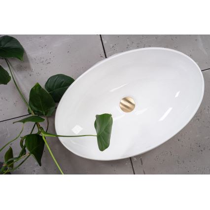 REA-U5660 - MAYA Countertop Basin 39x60 cm ceramic/glossy white