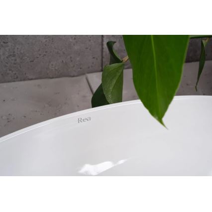 REA-U5660 - MAYA Countertop Basin 39x60 cm ceramic/glossy white