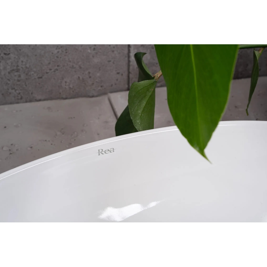 REA-U5660 - MAYA Countertop Basin 39x60 cm ceramic/glossy white