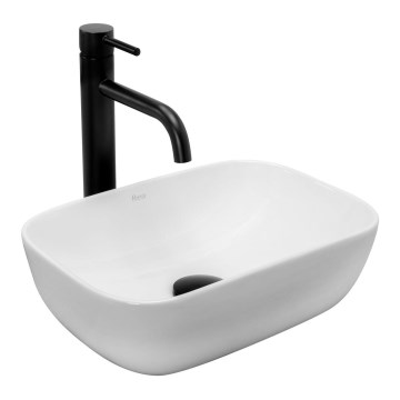 REA-U5667 - BELINDA MINI Countertop Basin 25x36 cm ceramic/glossy white