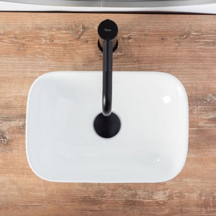REA-U5667 - BELINDA MINI Countertop Basin 25x36 cm ceramic/glossy white
