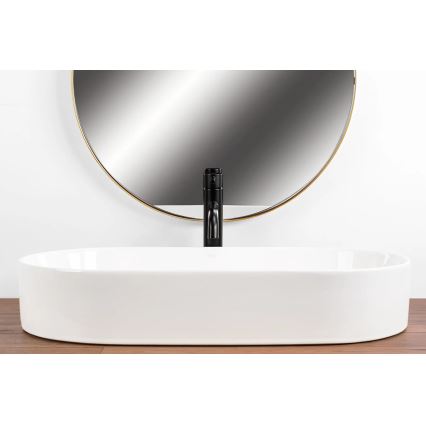 REA-U5801 - NADIA above-counter basin 38.5 x 71 cm, ceramic, glossy white
