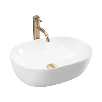 REA-U6022 - Countertop basin LISA 35x49 cm ceramic/glossy white