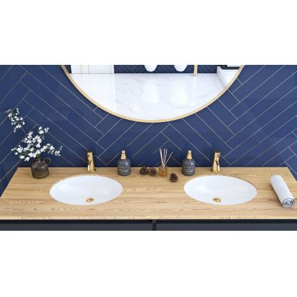 REA-U6330 - NEL Recessed washbasin 39 x 47.5 cm, ceramic / glossy white