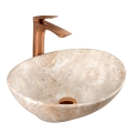 REA-U6361 - SOFIA Countertop Basin 34.5 x 41 cm Ceramic / Beige / Stone Effect