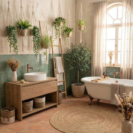 REA-U6370 - Countertop washbasin JOANA 38,5x50,5 cm ceramic/glossy white