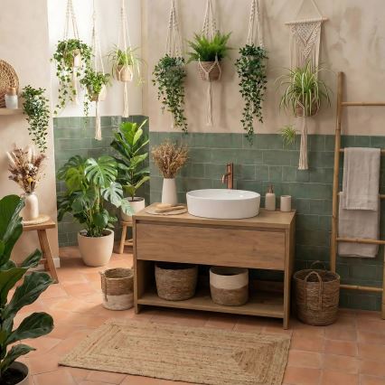 REA-U6370 - Countertop washbasin JOANA 38,5x50,5 cm ceramic/glossy white