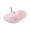 REA-U6374 - ROYAL Countertop Basin 35,5x61,5 cm ceramic/matte pink