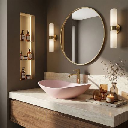 REA-U6374 - ROYAL Countertop Basin 35,5x61,5 cm ceramic/matte pink