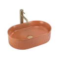 REA-U6377 - VANDA Countertop Basin 31x49 cm ceramic/orange