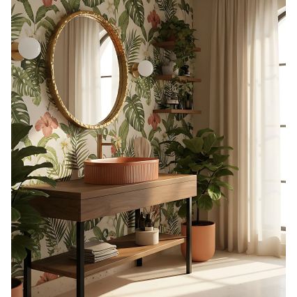 REA-U6377 - VANDA Countertop Basin 31x49 cm ceramic/orange