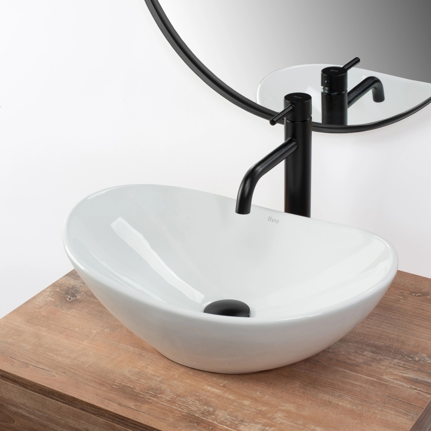 REA-U6507 - ROYAL MINI Countertop Basin 30x47 cm ceramic/white