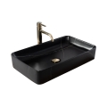 REA-U6510 - DENIS Countertop Basin 35 x 61.5 cm, Ceramic / Matte Black