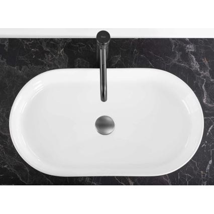 REA-U6526 - VANDA Countertop Washbasin 34x60 cm Ceramic/Glossy White