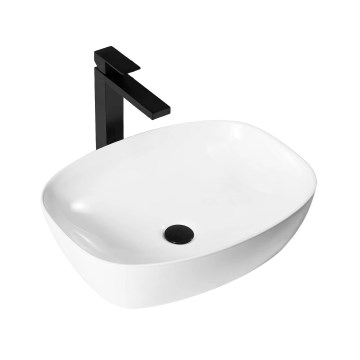 REA-U6616 - Countertop basin FREJA 39,5x51 cm ceramic/white