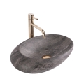 REA-U6649 - ROXY Countertop Washbasin 31 x 49 cm, ceramic with stone-effect finish