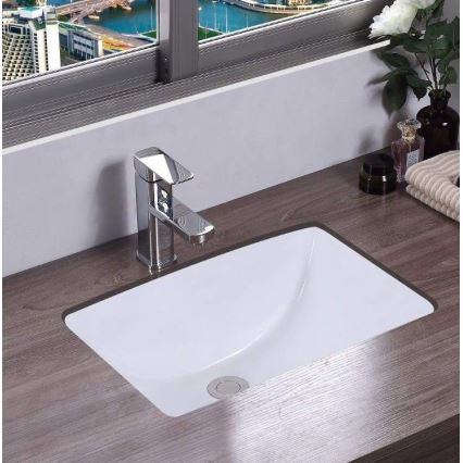 REA-U6653 - ADELA built-in washbasin 33 x 46 cm, ceramic / glossy white