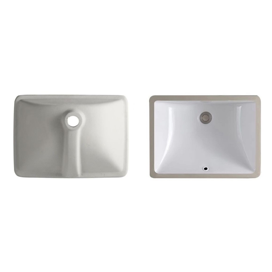 REA-U6653 - ADELA built-in washbasin 33 x 46 cm, ceramic / glossy white