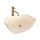 REA-U6689 - Countertop washbasin FREJA 39,5x51 cm ceramic/beige/stone effect