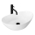 REA-U6801 - KATE Countertop Basin 33.5 x 55.5 cm, ceramic/glossy white