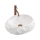 REA-U7350 - MIKA Countertop Basin 38x50 cm, White/Stone Effect
