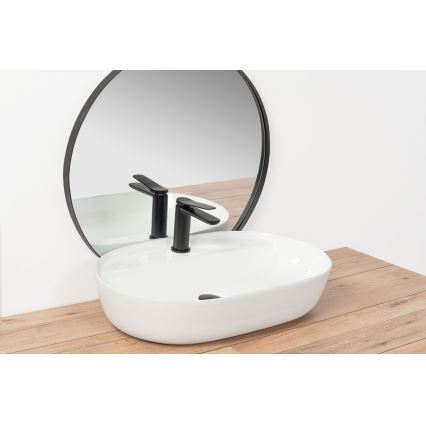 REA-U7900 - AURA Countertop Washbasin 40.5 x 60.5 cm, Ceramic / Glossy White