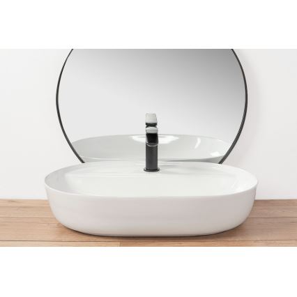 REA-U7900 - AURA Countertop Washbasin 40.5 x 60.5 cm, Ceramic / Glossy White