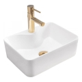 REA-U8196 - Countertop basin KELLY MINI 31x41 cm ceramic/glossy white