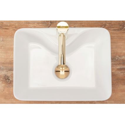 REA-U8196 - Countertop basin KELLY MINI 31x41 cm ceramic/glossy white