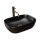 REA-U8470 - Countertop Basin BELINDA 33.5 x 46.5 cm ceramic/matte black