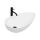 REA-U8537 - GRETA countertop basin 40 x 65.5 cm, ceramic / glossy white