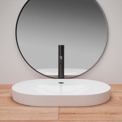 REA-U8700 - Countertop washbasin ARLETA 42x61,5 cm ceramic/glossy white