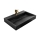 REA-U8802 - GOYA Countertop Basin 46 x 70 cm, Quartz Composite / Matte Black