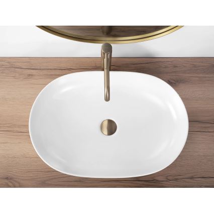 REA-U9653 - CLEO Countertop Basin 41 x 60.5 cm ceramic/matte white