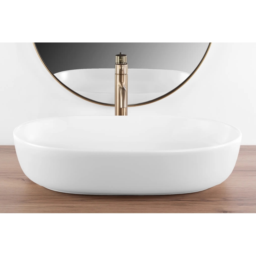 REA-U9653 - CLEO Countertop Basin 41 x 60.5 cm ceramic/matte white