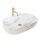 REA-U9656 - CLEO Countertop Basin 41 x 60.5 cm, ceramic with marble decor